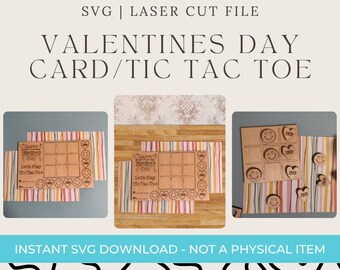 Valentine's Day Card Pop-Out Laser Cut File