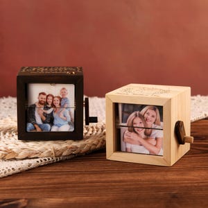 Custom Photo Album | Personalized Gift | Romantic Gift Box | Home Decor | Gift for Him | Anniversary Gift | Gift for Mom | Wooden Photo Gift