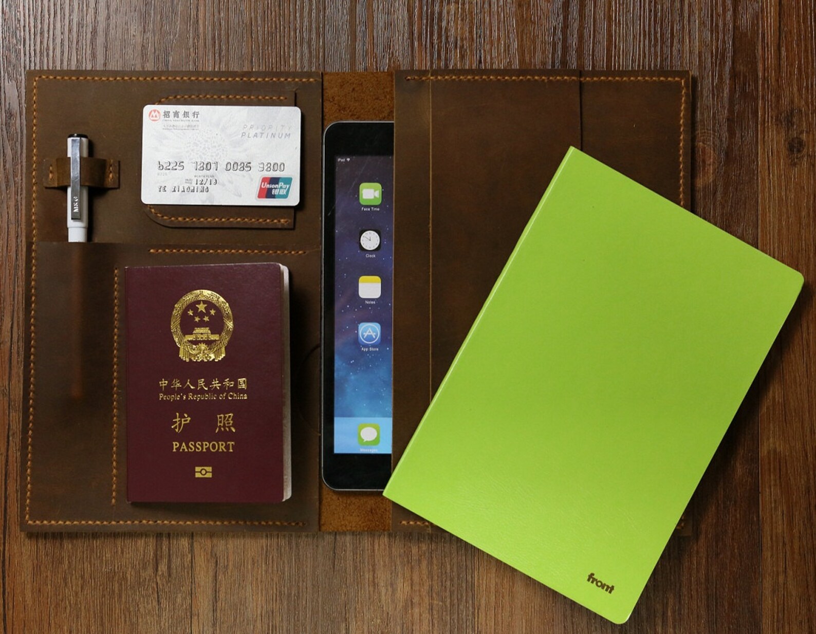 A5 Moleskine Agenda in pelle notebook cover portfolio / Etsy Italia