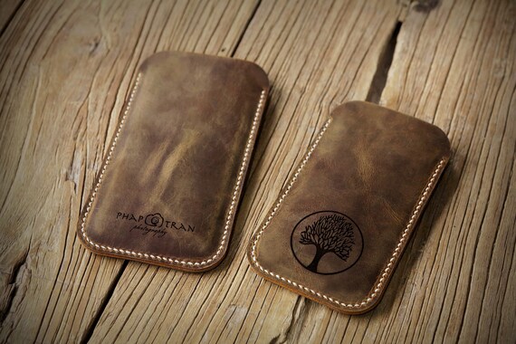 Buy Personalized Leather Phone Wallet for iPhone 13 12 11 Pro Max