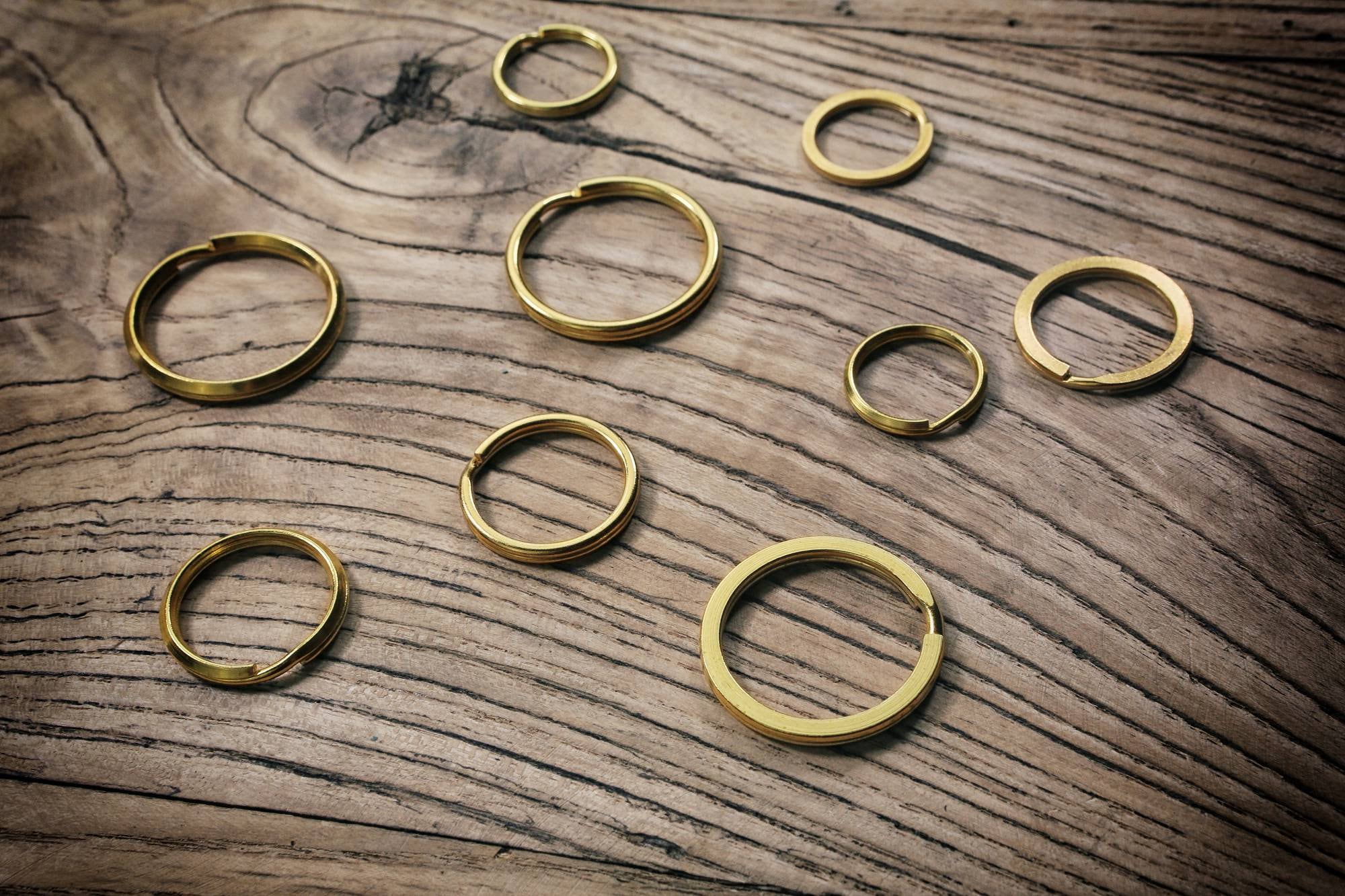 41-219-6 9mm Split Rings (Connectors) - Antiqued Brass Plated - (Limited  Availability) - Rings & Things