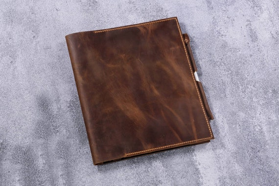 Personalized Rustic Leather Case Cover for Fujitsu QUADERNO A4 A5