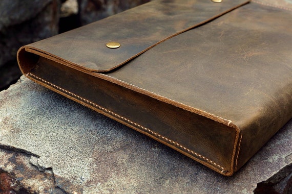 Real Leather Portfolio Case A4 Document Holder