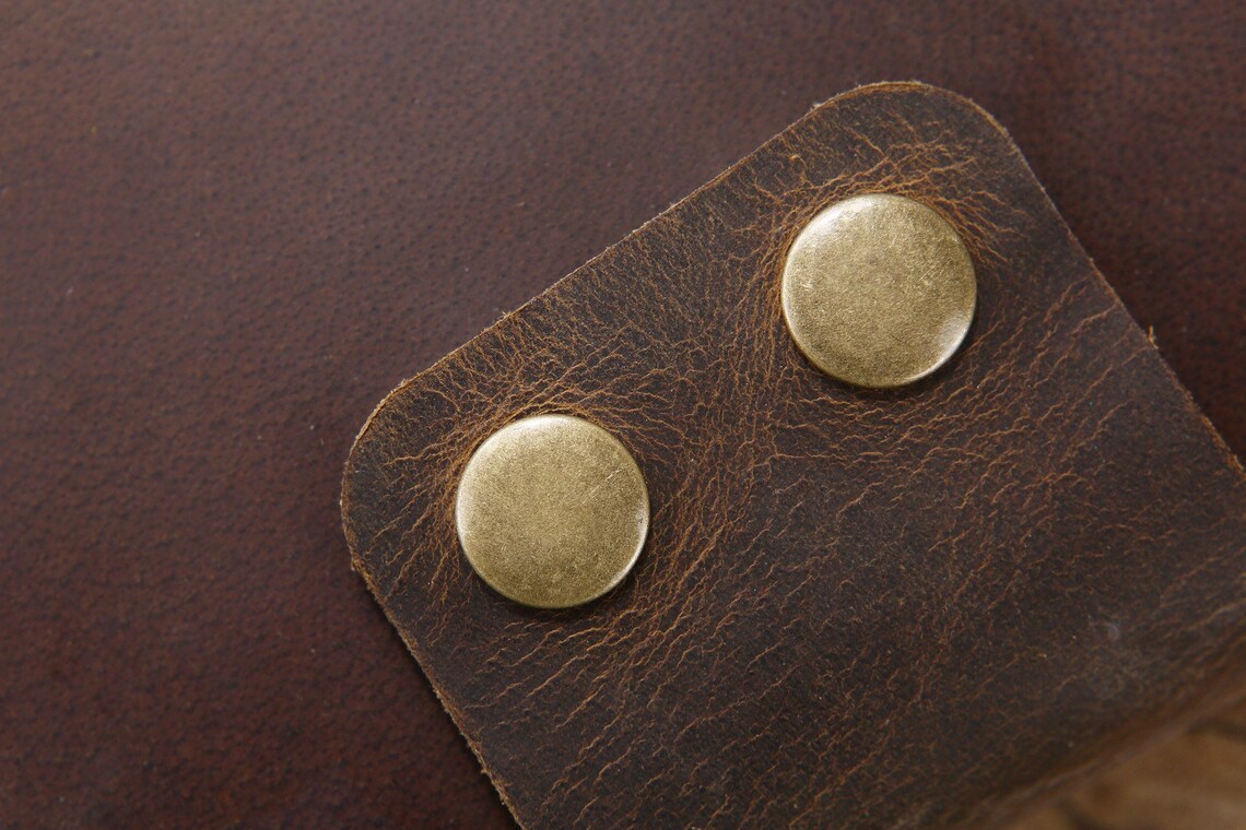 Personalized vintage leather sheet music organizer binder Etsy