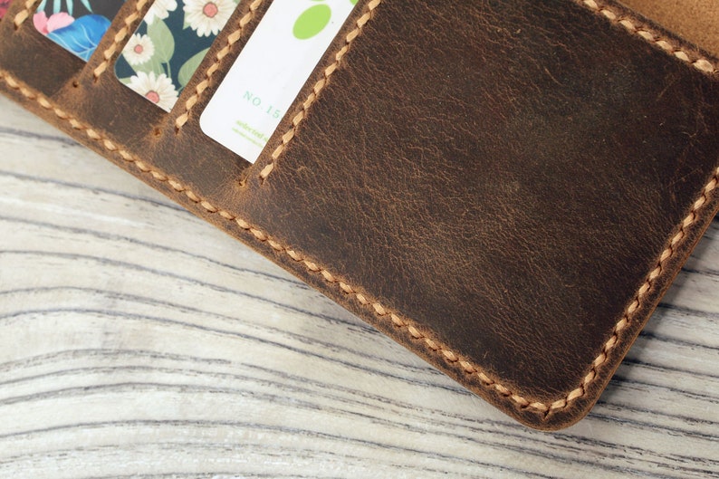 Personalized leather case wallet for Google Pixel 7 8 9 Pro , distressed leather phone cases cover for Google Pixel 9 Pro XL X04-GP05MW image 3