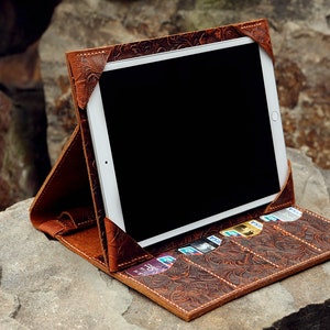 Personalized Leather iPad Portfolio for NEW iPad Pro 11 12.9 , Vintage ...