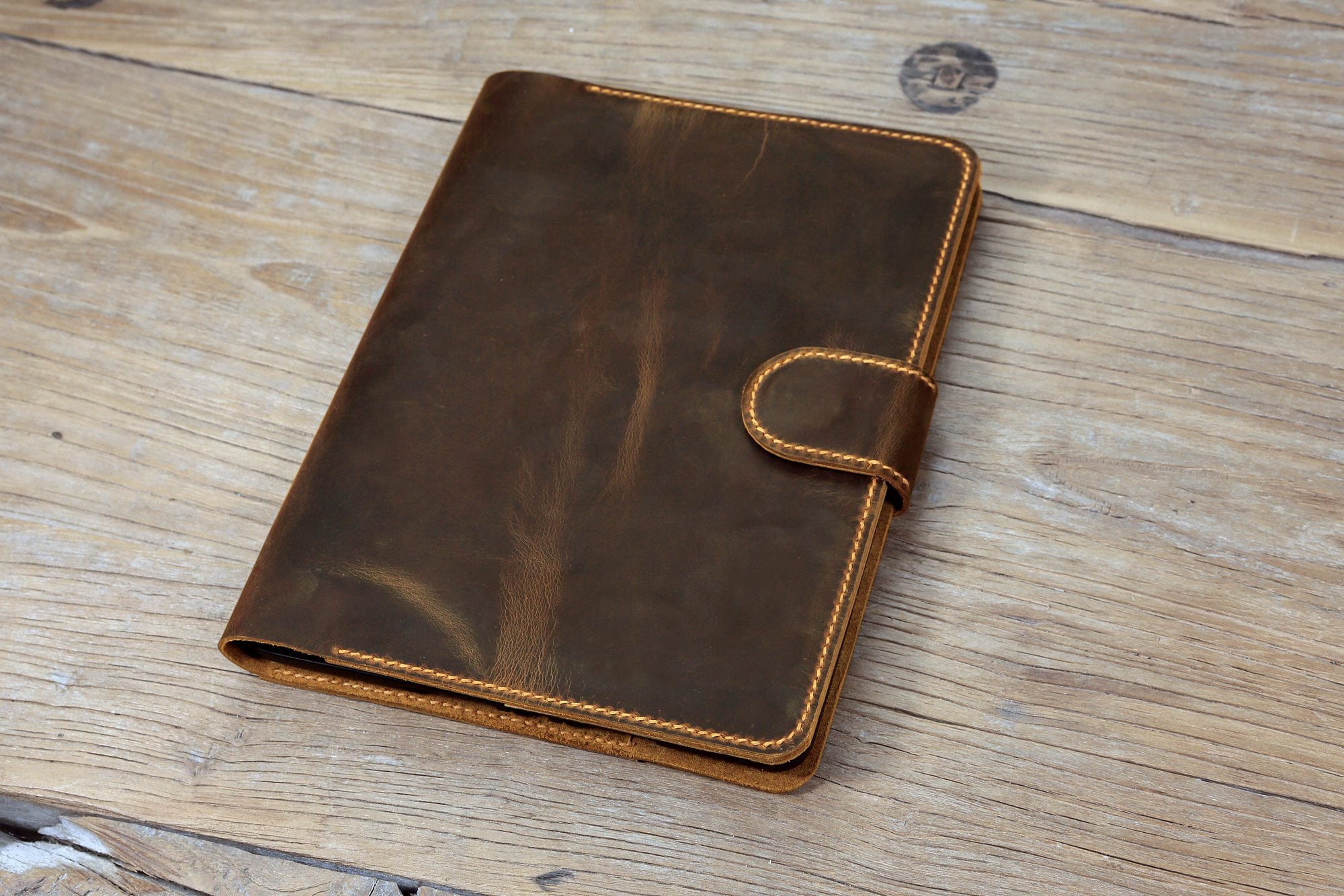Custodia In Pelle Genuina Per IPad: Sleeve Universale Con Portapenna Per 7.9 A 11 Pollici
