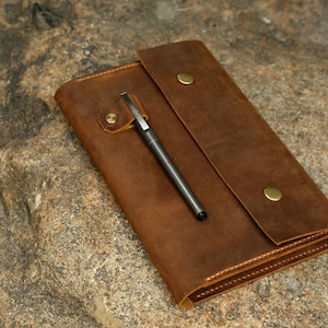 Copertina vintage in pelle retrò per Leuchtturm 1917 Medium A5 Notebook / copertina del diario in pelle per Leuchtturm1917 JOTTBOOK A5 LA505SFP