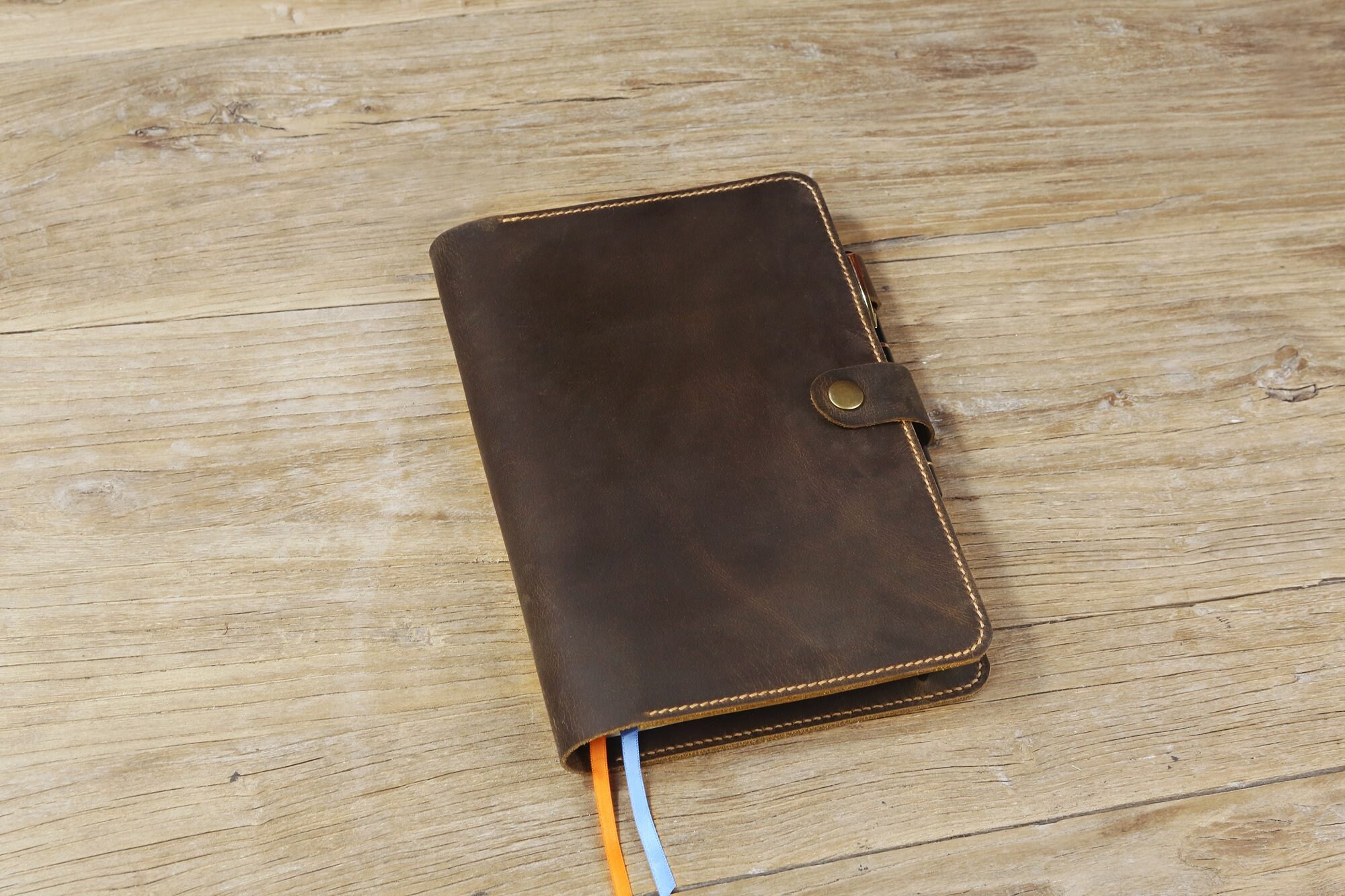 Personalized Leather Portfolio Folio for Full Focus Planner ...