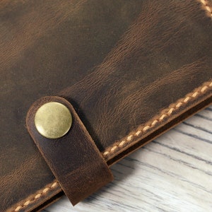 Personalized leather case wallet for Google Pixel 7 8 9 Pro , distressed leather phone cases cover for Google Pixel 9 Pro XL X04-GP05MW image 5