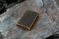 Personalized refillable leather pocket journal diary , leather mini small composition notebook cover 4.5 x 3.25" , Small journal   A705S
