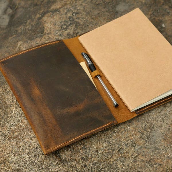 A5 Leather Journal Etsy