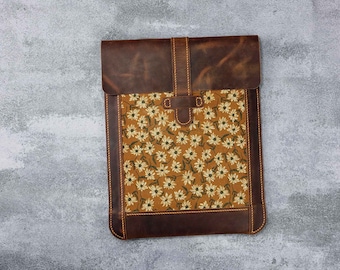 Personalized Leather Case Sleeve for MacBook, Macbook Air M4 13 15 inch case , macbook pro M4 14 16 inch leather case V02-LF05VS
