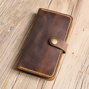 Personalized leather galaxy S24 S23 S22 S21 Plus Ultra case wallet , vintage rustic genuine leather cases for galaxy S23 S24 Ultra GS05MW