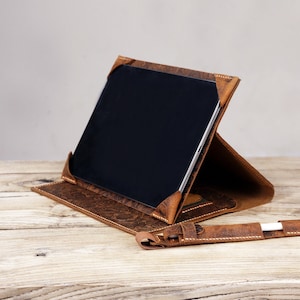 Personalized distressed leather Supernote A5X folio case , all leather Supernote A5X A6X A6X2 nomad cover organizer Z11-LSPA56XS