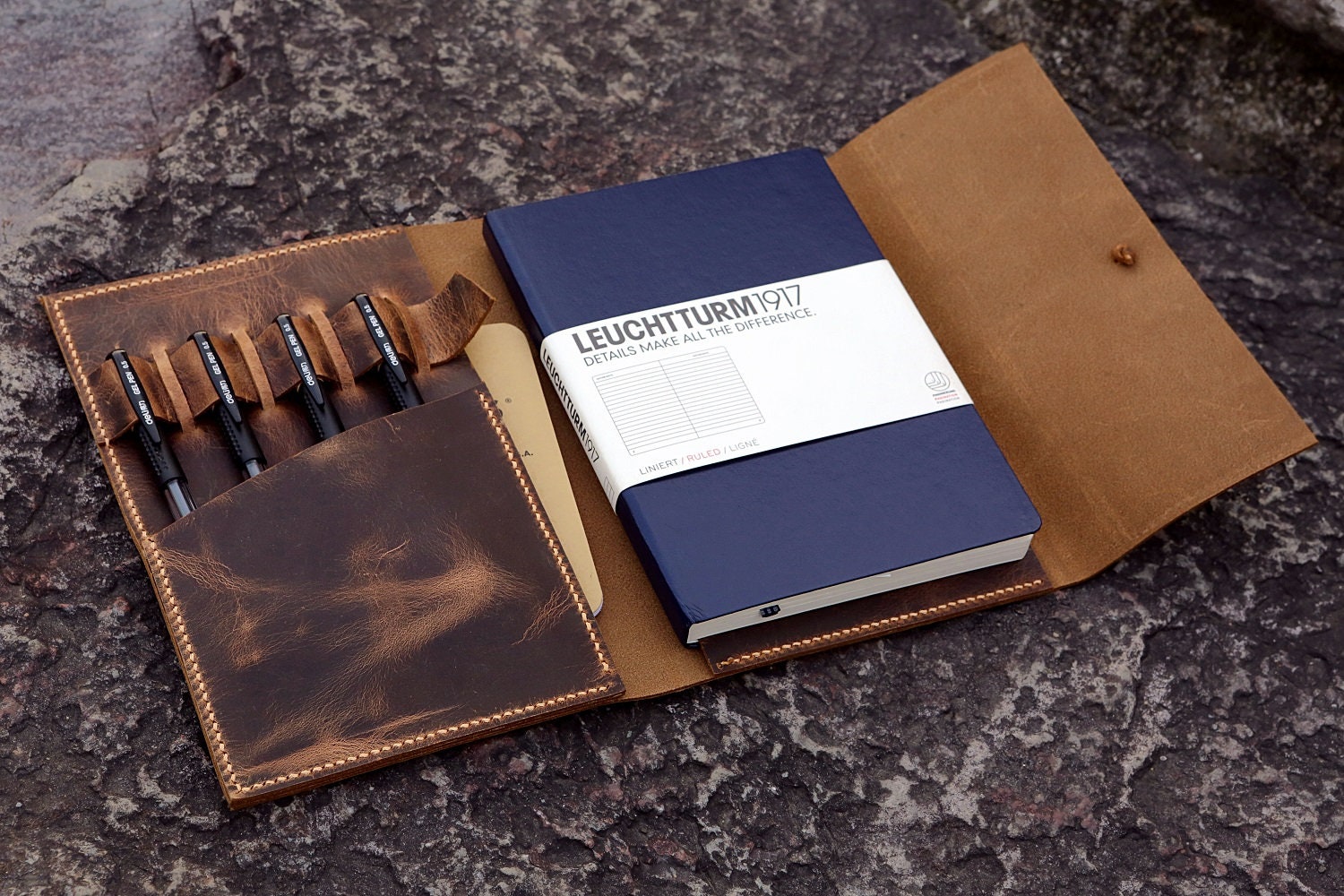 Rabbit Room Leuchtturm1917 / A5 Bullet Journal Leather Cover - GROWLEY  LEATHER CO.