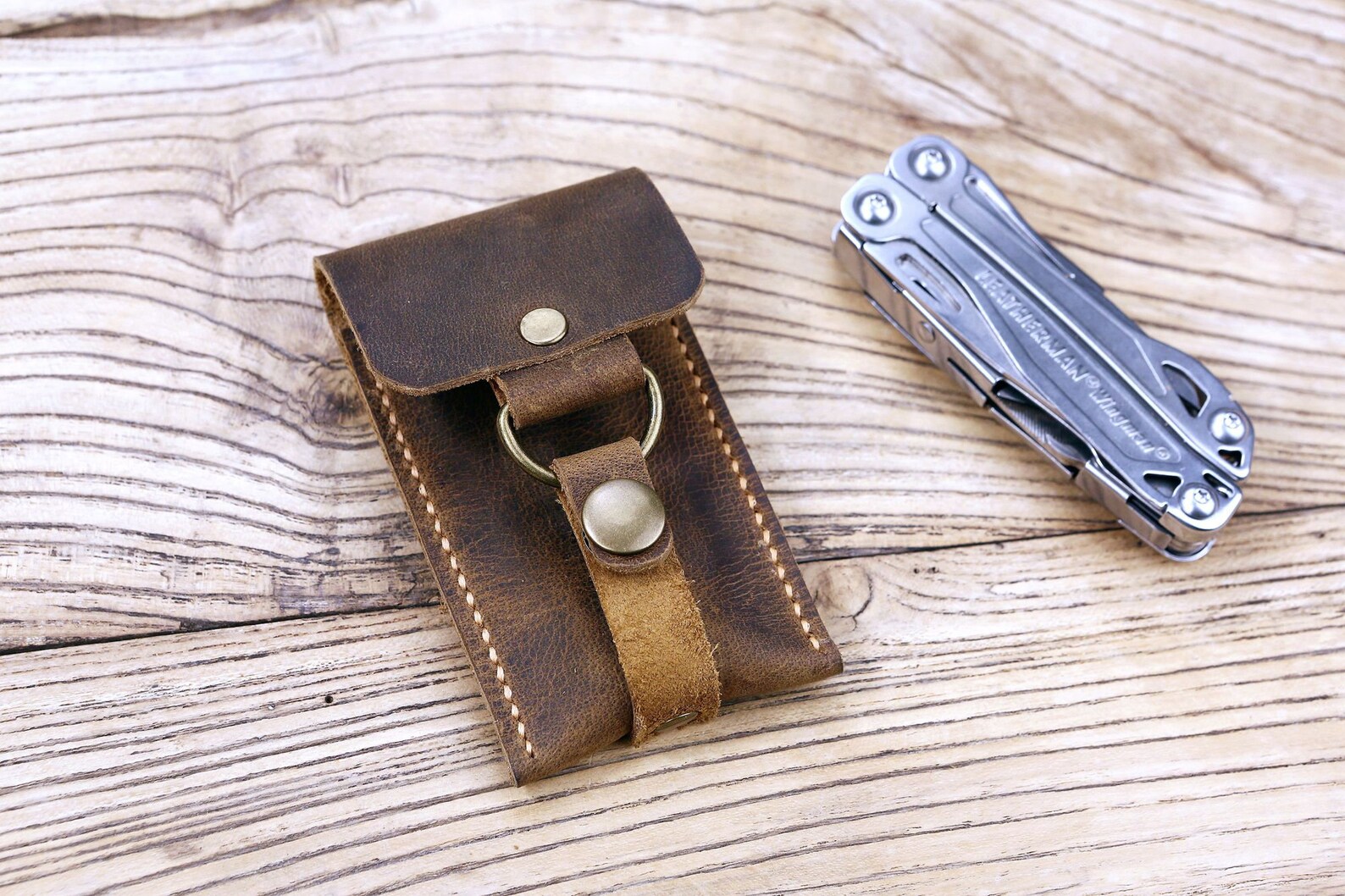 Personalized leather belt holster holder for leatherman Etsy
