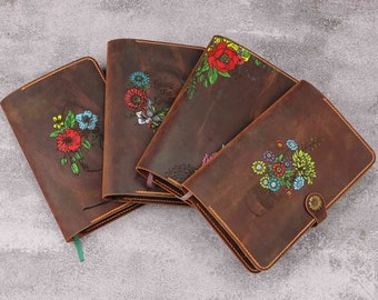 Capa de couro Moleskine com alça para caneta, capa de caderno Moleskine personalizada, tamanho de bolso, tamanho grande V06-HPLMCS
