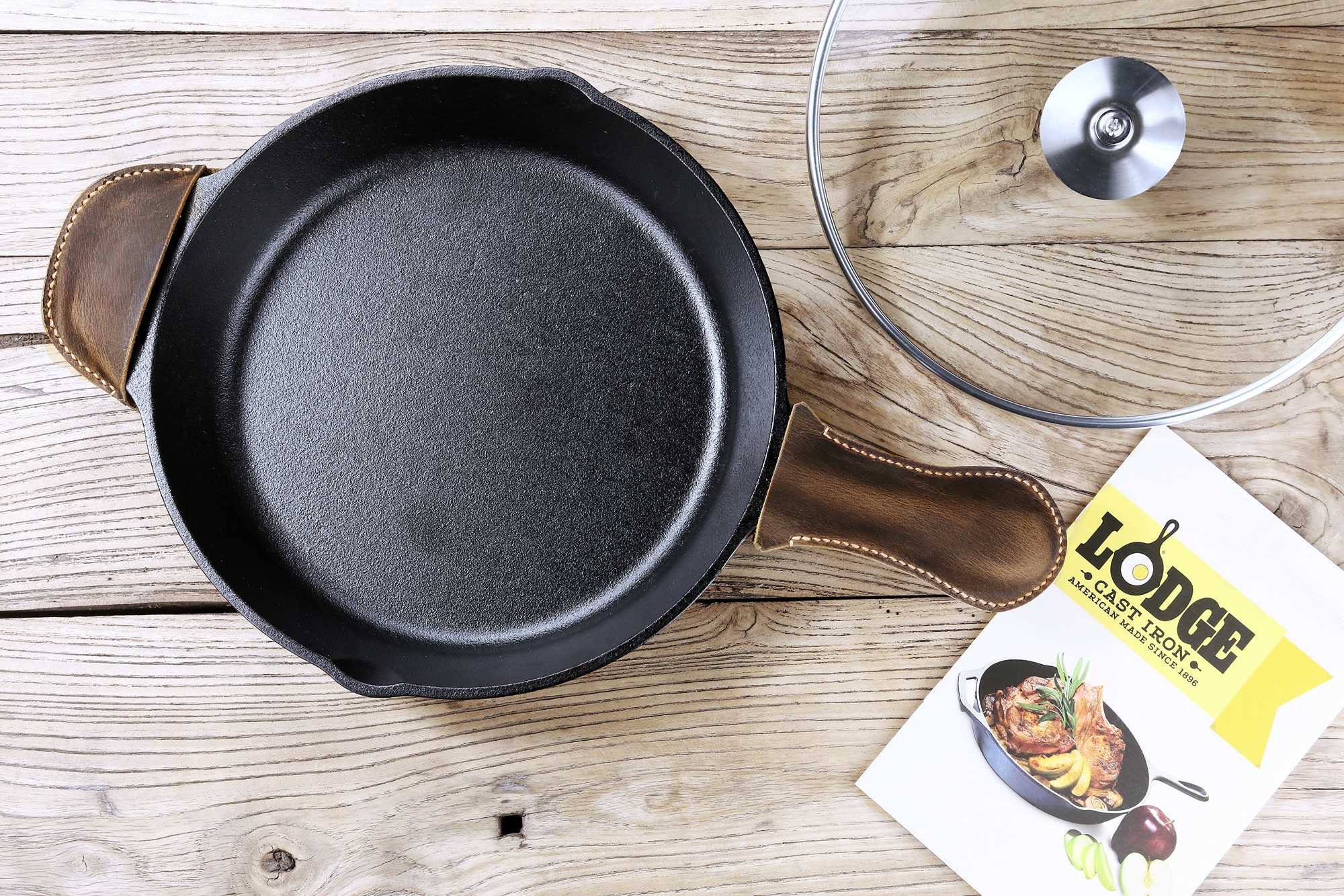 Pan Handle Covers - Cast Iron Skillet Cover Pot & Sleeve Insulated Mitt  Kitchen Gadget - Yahoo Shopping