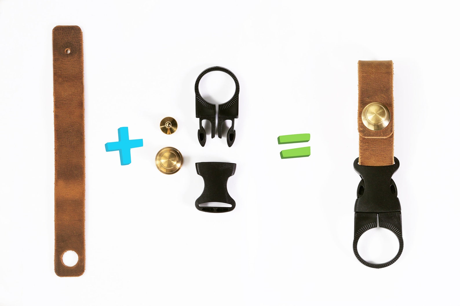 Vintage Leather Water Bottle Holder Belt Carrier for Walking Etsy