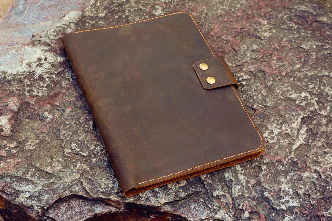 Personalized Vintage Leather Notepad Holder for TOPS Legal Pad Etsy