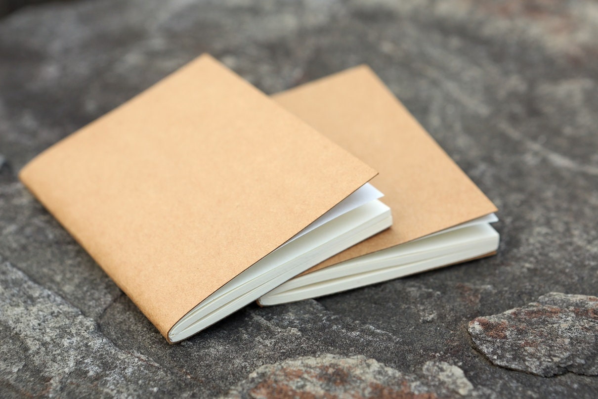 KRAFT PAPER Traveler's Notebook Insert Choice of 8 Sizes. 