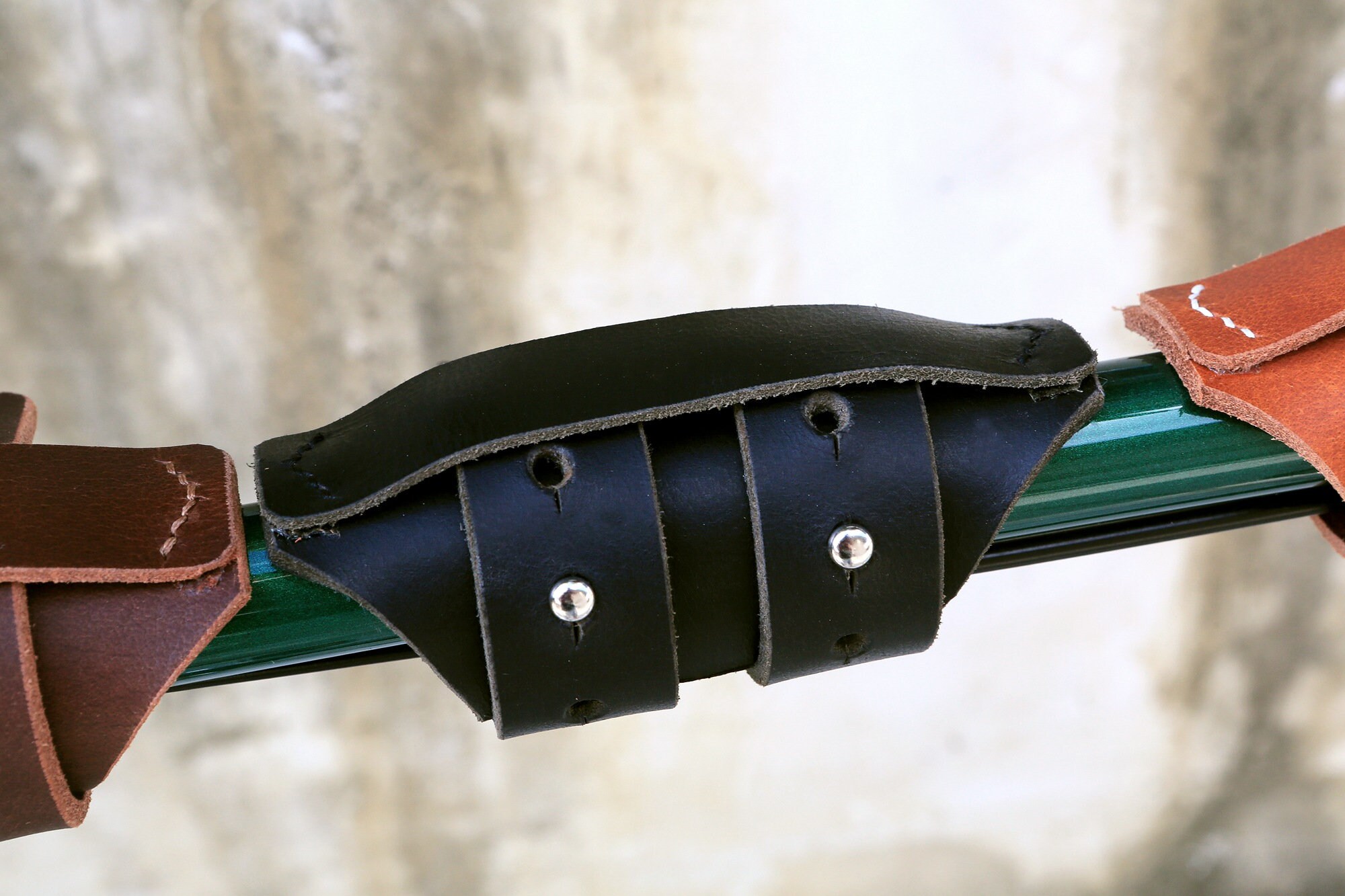 6 Pack Beer Holder for Bike Leather Bike Beer Holder Etsy Canada