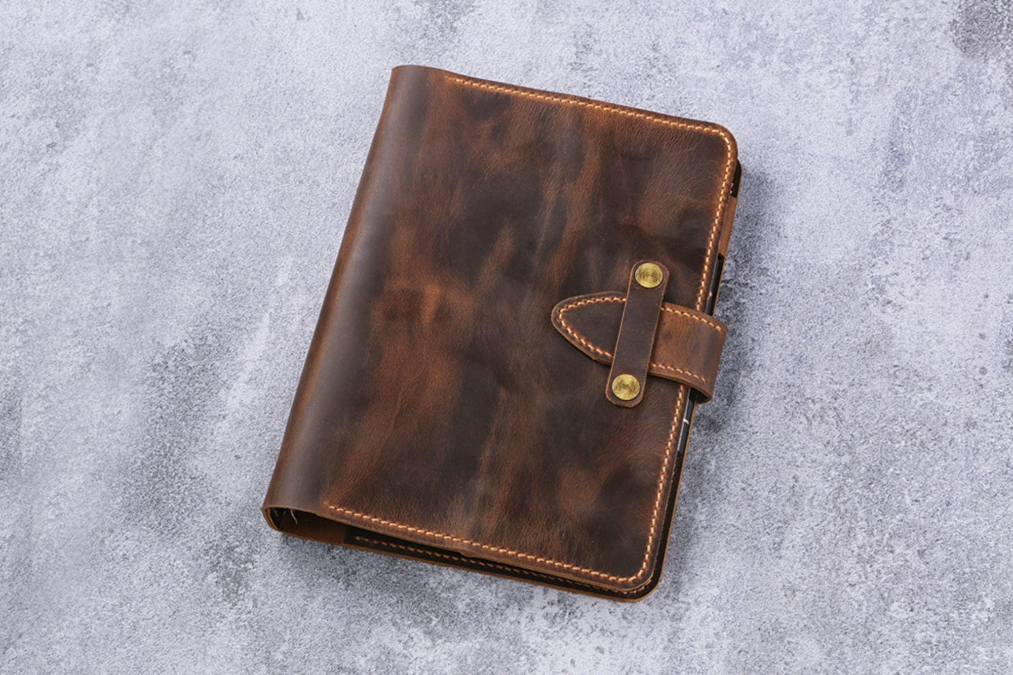 Personalized A4 sketchpad cover case, Leather sketchbook cover for