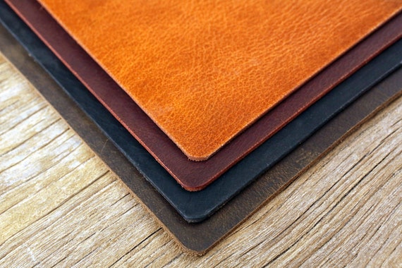 Personalized Full Grain Leather Desk Pad Blotter , Black Leather Table Mat,  Large Leather Office Desk Writing Pad LMXXS 