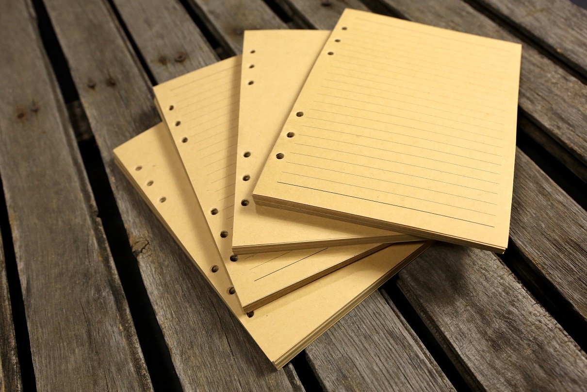 Papel de recambio A6, Papel de recambio para planificador diario A6 Papel de recambio A6, Papel de recambio para planificador diario A6