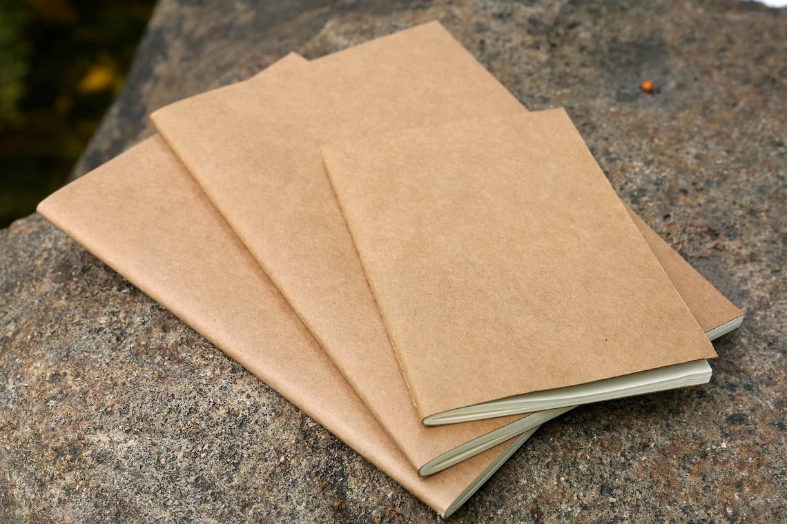 A5 A6 Refill Kraft Cover Notebook Journal Diary / A5 A6 Etsy Australia