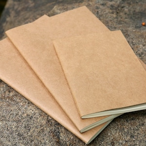 A5 A6 Nachfüllen Kraft Hülle Notizbuch Tagebuch / A5 A6 Einlagen Notizbuch Skizzenbuch geregelt blanko Seiten AXXA