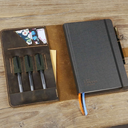 Full Focus Planner Leather Cover Portfolio Personalized Etsy