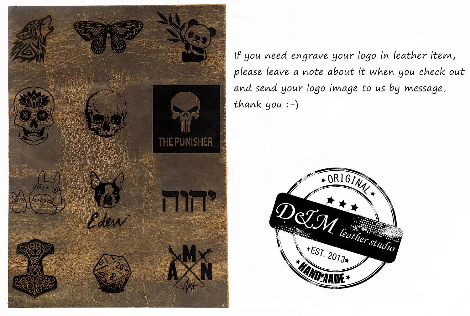 Personalized vintage leather sheet music organizer binder Etsy