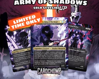 Ejército de las Sombras - Mazo proxy con temática de subida de nivel en solitario