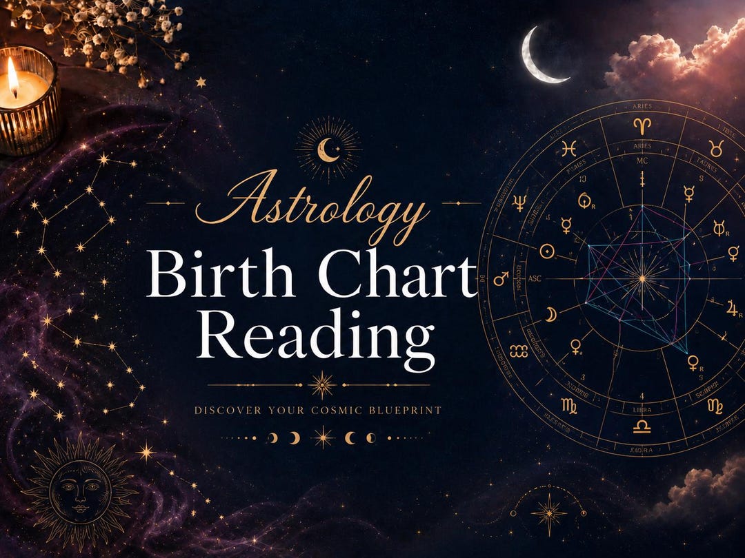 Personalized Astrology Birth Chart Reading, Natal Chart Report, Life ...