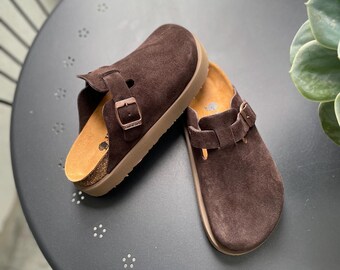 Birkenstock newalk men’s size 11 Birkenstock Newalk Sandals: (UNUSED), Nubuck Stone, Men main image 4