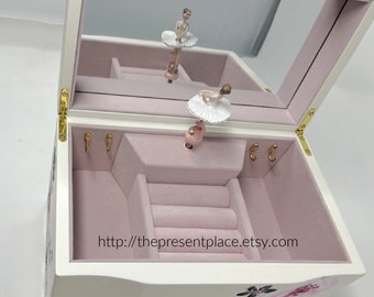 musical  jewelry box with a beautiful ballerina