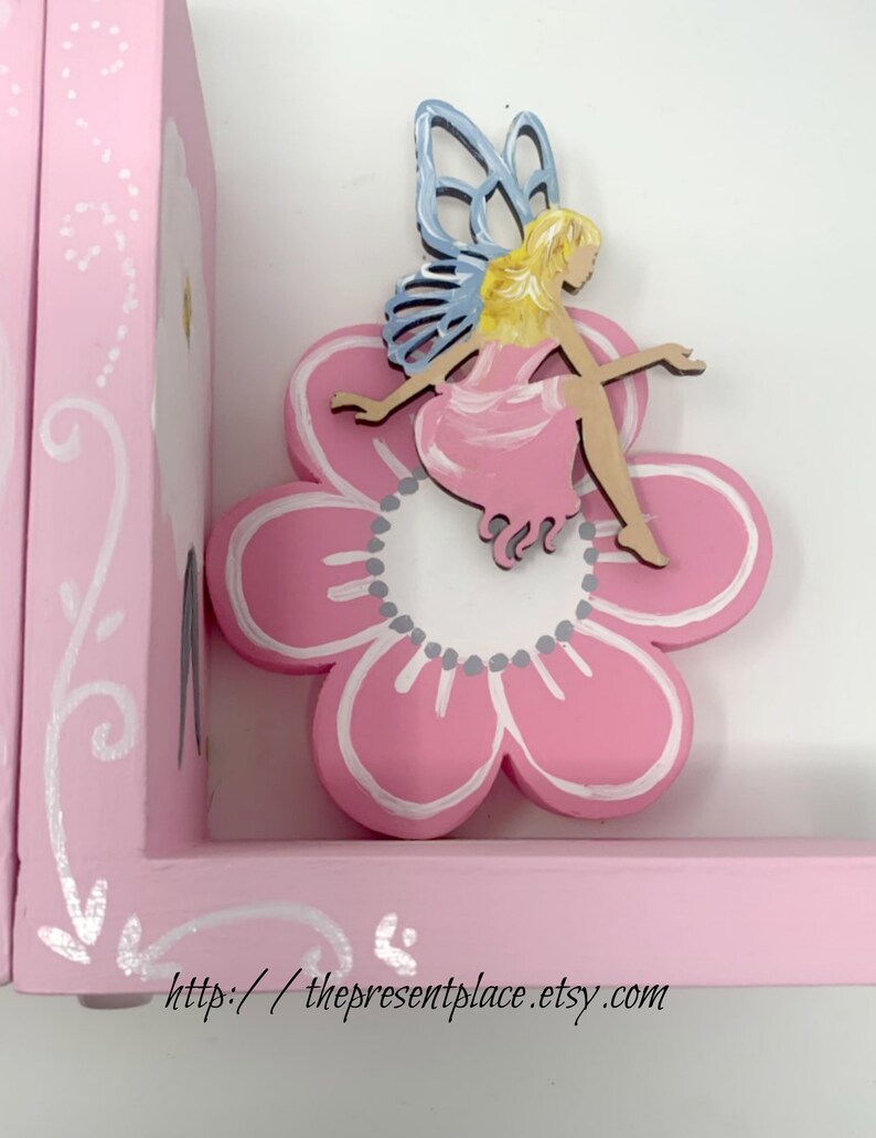 Personalized Fairy Bookends With Flowers | Etsy
