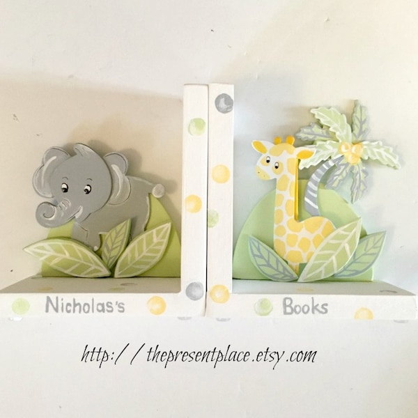 Kids Bookends Etsy