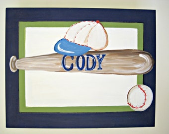 Boys baseball keepsake box, sport theme memory box
