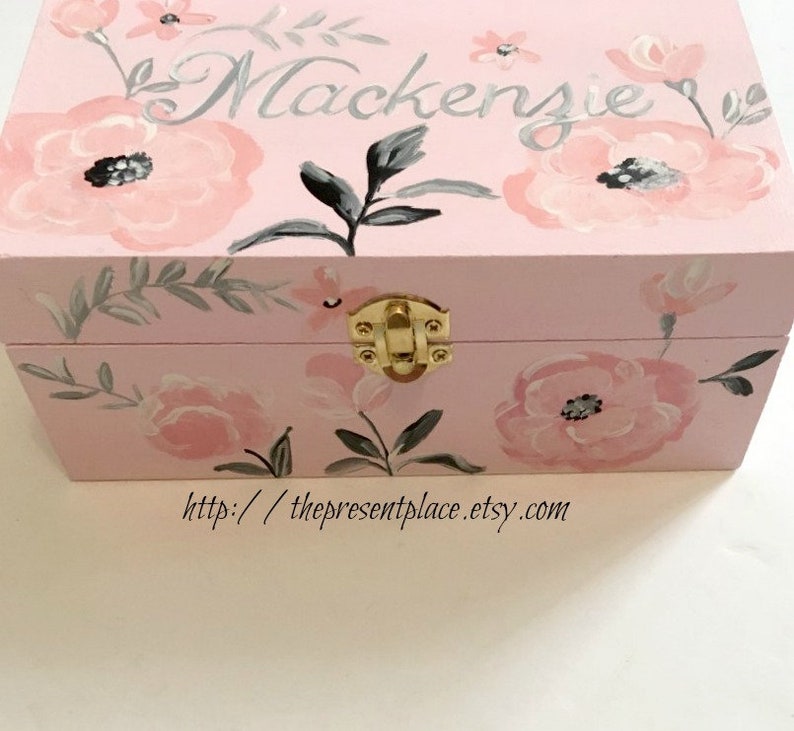 pink keepsake box