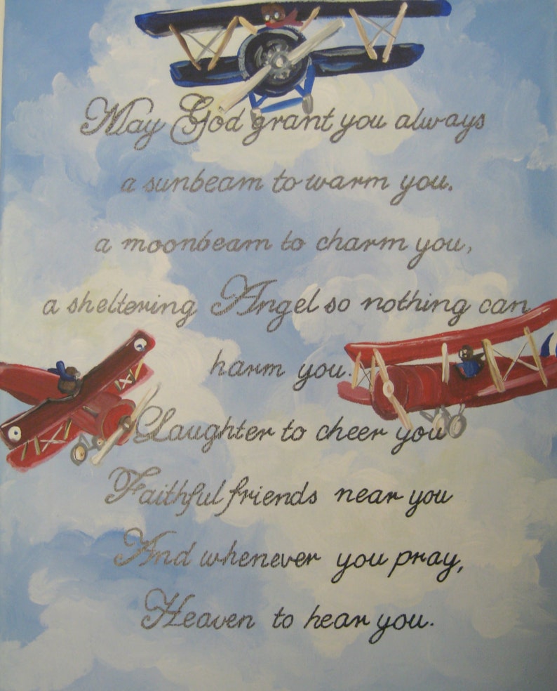 Bendicion Irlandesa Personalizada Regalo Personalizado Del Etsy