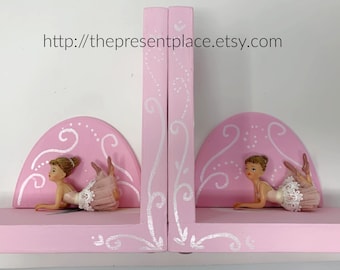 personalized ballerina bookends