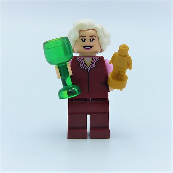 Custom Betty White Minifigure by Abbie Dabbles Made From Toy Bricks Etsy