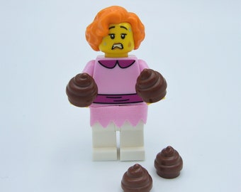 Custom I Love Lucy Minifigure by AbbieDabbles made with toy bricks