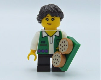 Custom Girl Scout Minifigure by AbbieDabbles made with toy bricks