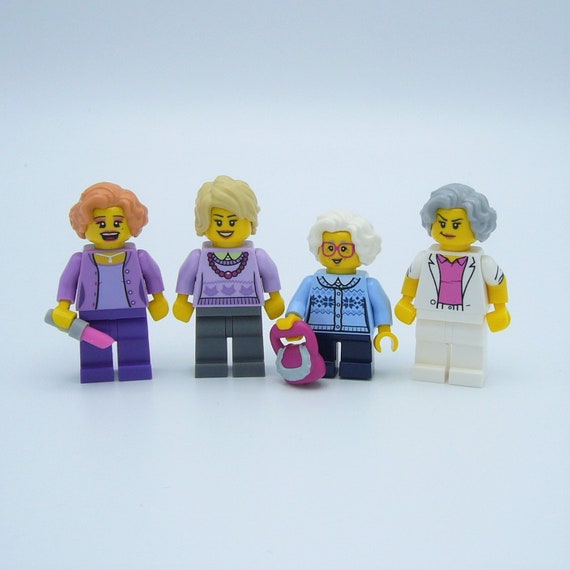 Minifigure Mattoncini Lego Custom Golden Girls Minifigure