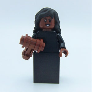 Custom Ketanji Brown Jackson Minifigure by Abbie Dabbles made from toy bricks
