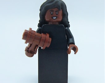 Custom Ketanji Brown Jackson Minifigure by Abbie Dabbles made from toy bricks